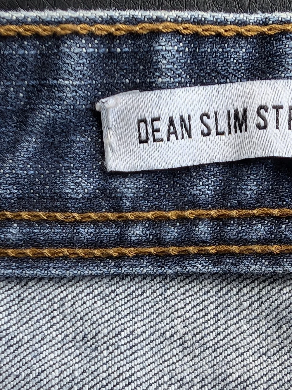 William Rast Men's Slim Straight Jeans in Blue Wash